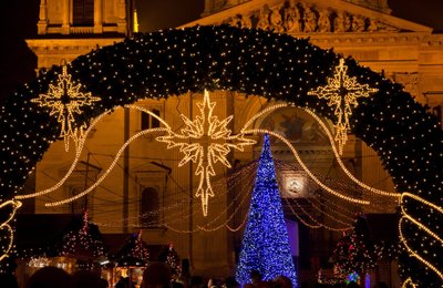 Kalėdų eglutė Budapešte, Vengrijoje