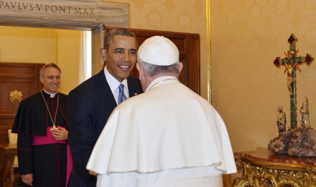 Barackas Obama, popiežius Pranciškus
