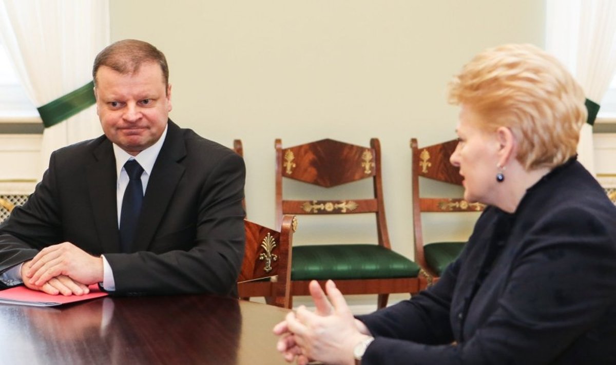 Saulius Skvernelis, Dalia Grybauskaitė