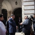 Per Xi Jinpingo vizitą turistai stėbėjosi, kas dėjosi Budapešto gatvėse
