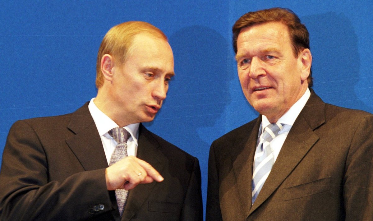 Vladimiras Putinas, Gerhardas Schröderis