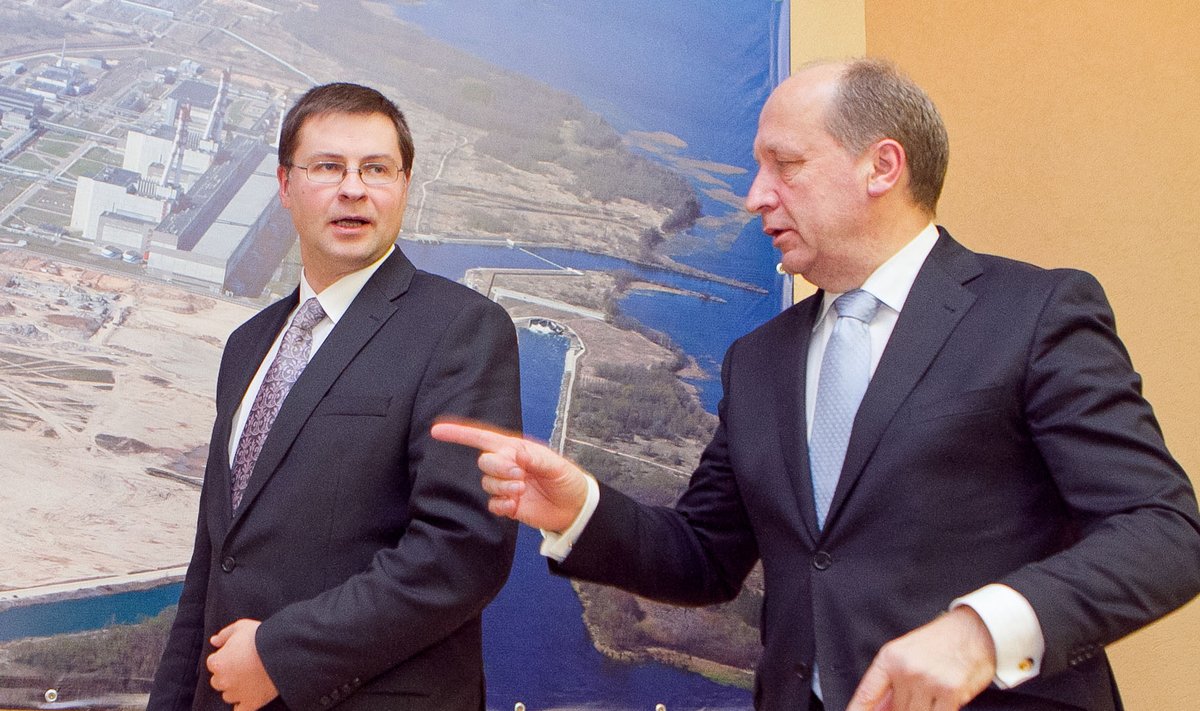 Valdis Dombrovskis ir Andrius Kubilius