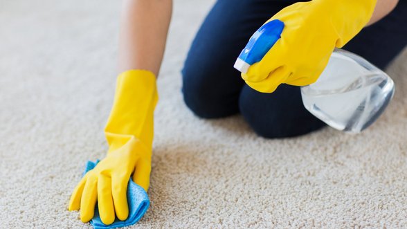 Naminės priemonės, kurios padės greitai ir pigiai išvalyti kilimą