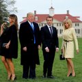 JAV – pompastiškas Prancūzijos prezidento Macrono vizitas