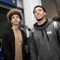 Ball brothers see Lithuanian town as a stop on their journey to NBA