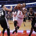NBA čempionai „Spurs“ krepšininkai skaudžiai pralaimėjo Čikagoje