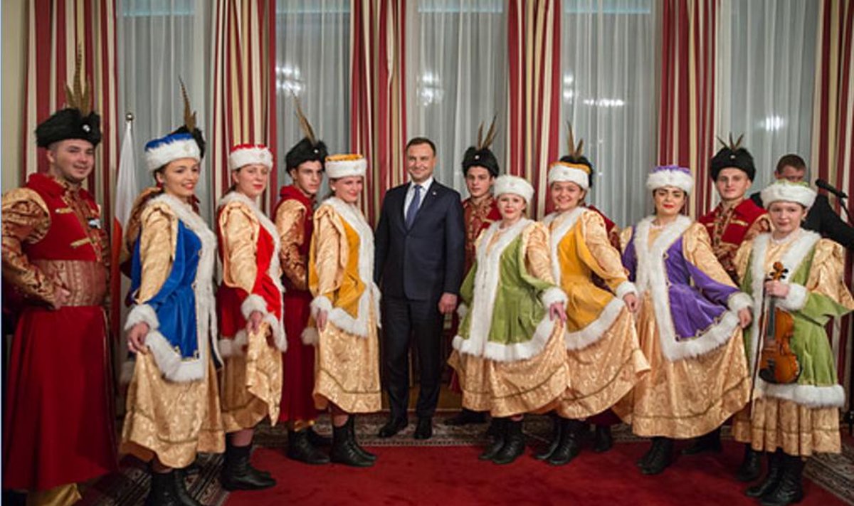 Spotkanie prezydenta z Polonią w Ambasadzie RP w Rumunii. Foto: prezydent.pl