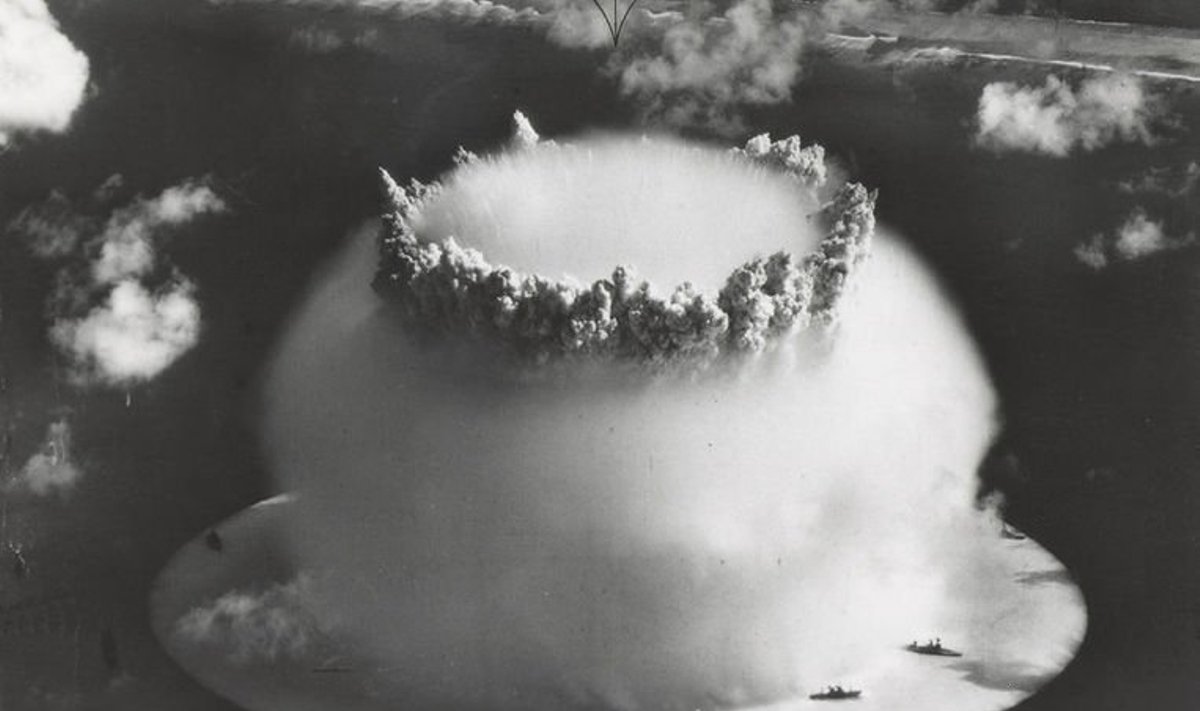 Asociatyvi nuotr. / Branduolinio ginklo bandymas „Baker“ netoli Bikini salos (Ramusis vandenynas), 1946 m.