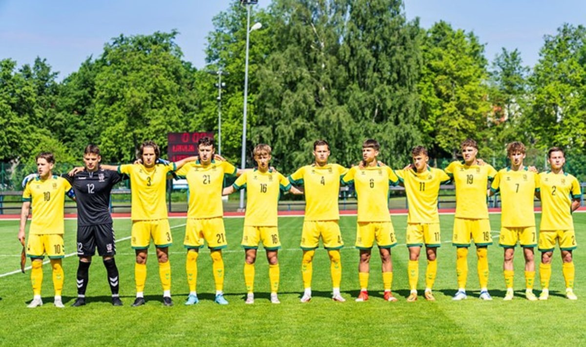 Lietuvos U-19 futbolo rinktinė 2022