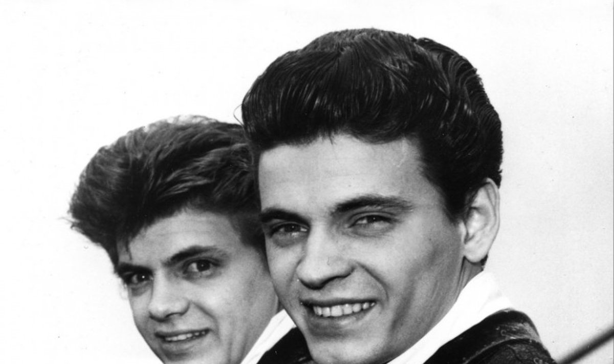 Philas, kairėje, ir Donas: duetas Everly Brothers, 1960-ieji