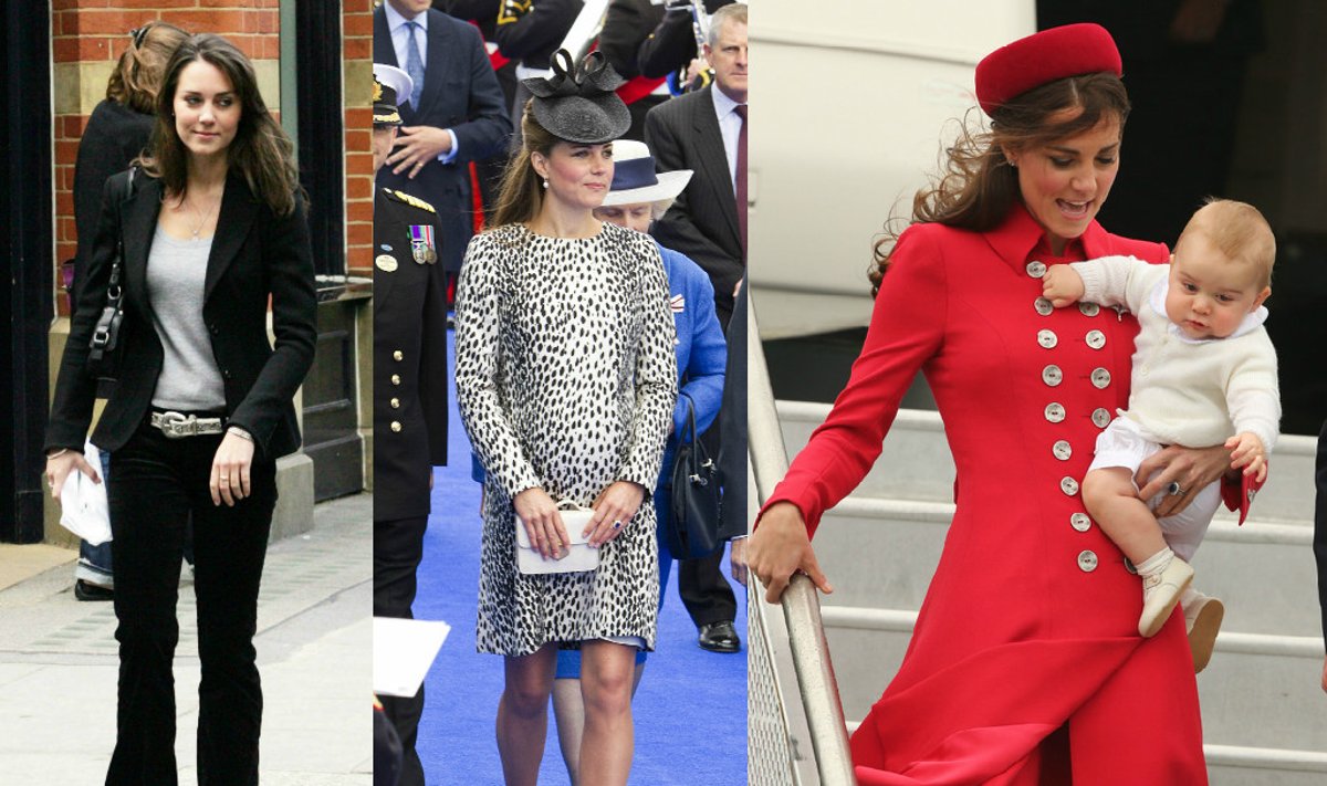 Kate Middleton stiliaus evoliucija