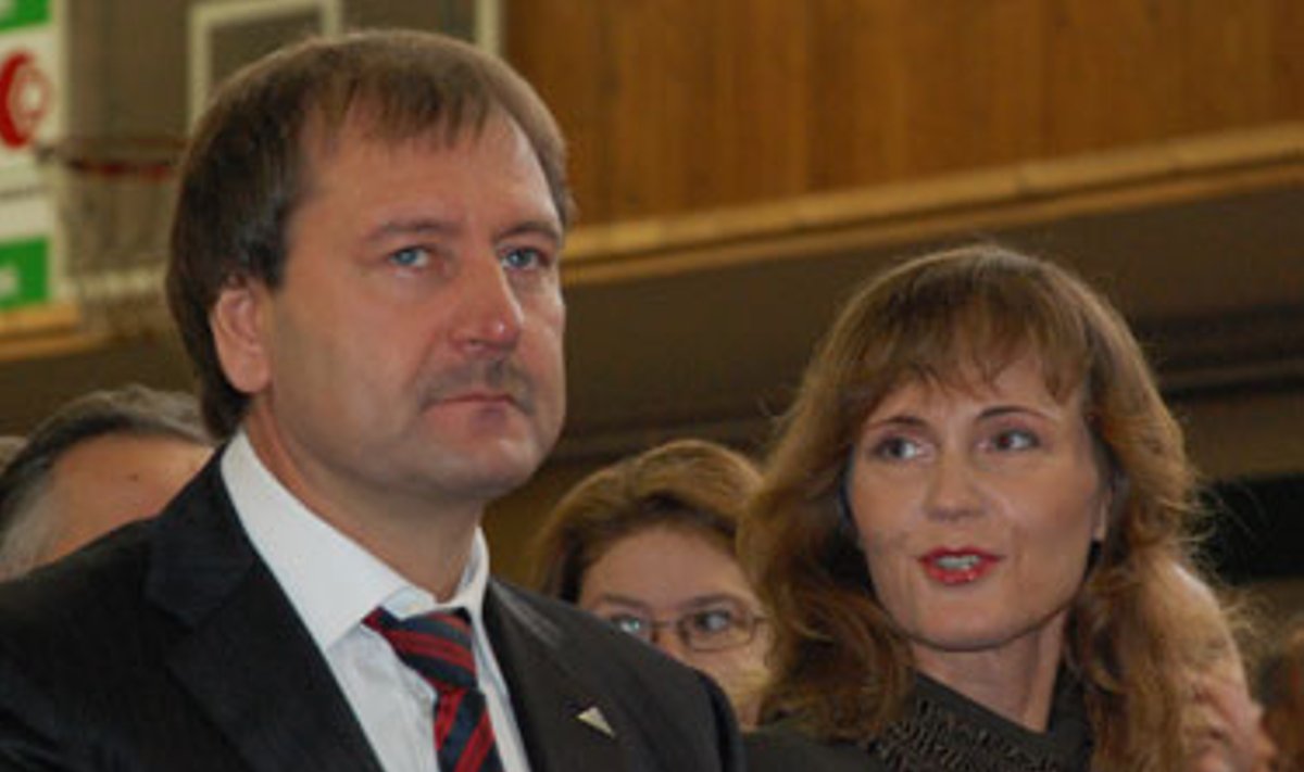 Viktoras Uspaskichas ir Jolanta Blažytė
