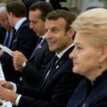 Grybauskaitė Paryžiuje susitiks su Macronu