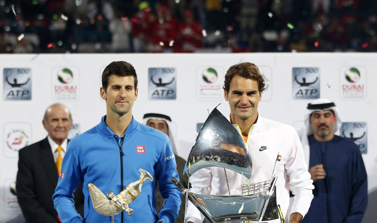 Novakas Djokovičius ir Rogeris Federeris