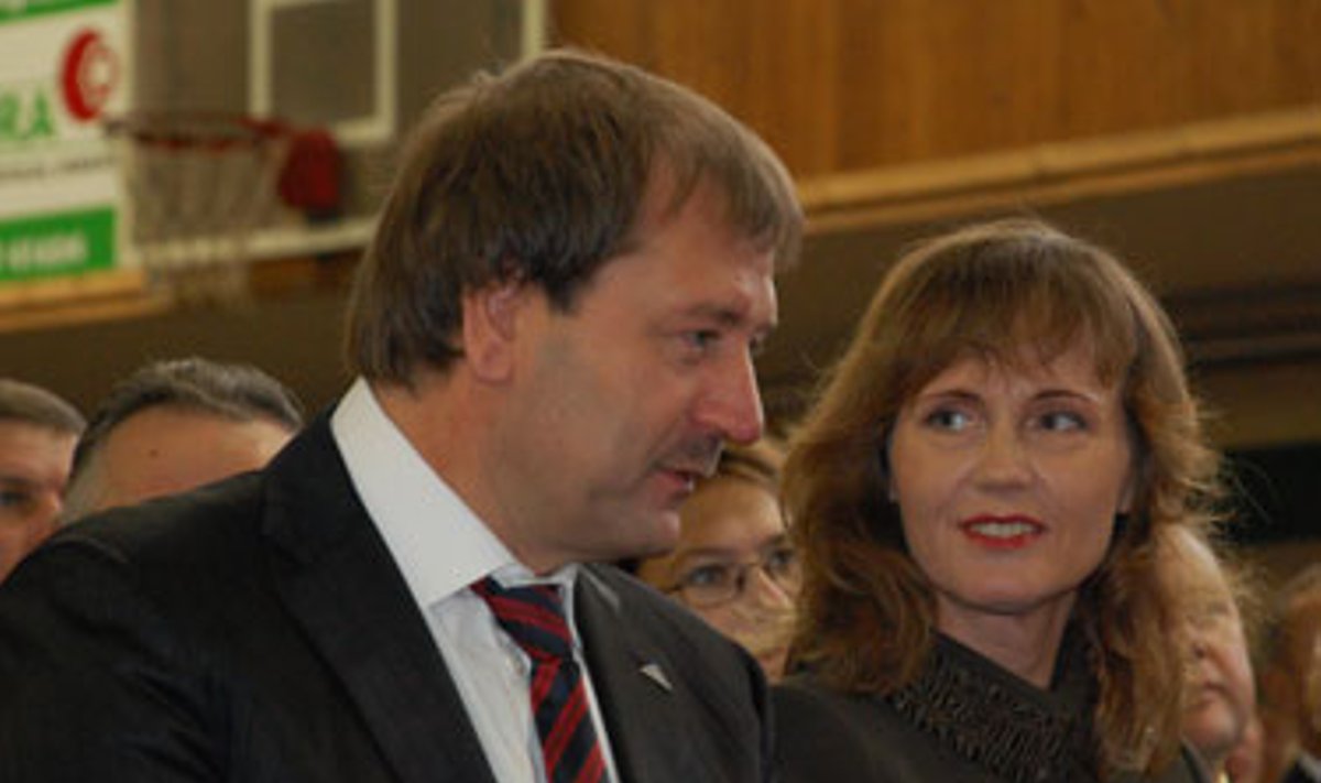 Viktoras Uspaskichas ir Jolanta Blažytė