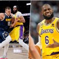 Fenomenalusis Jokičius neleido „Lakers“ laimėti – LeBrono kompanijai nebejuokinga