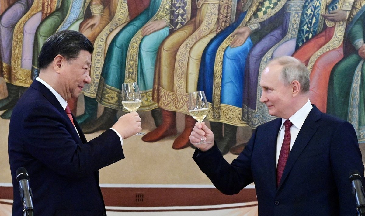  Xi Jinpingas ir Vladimiras Putinas