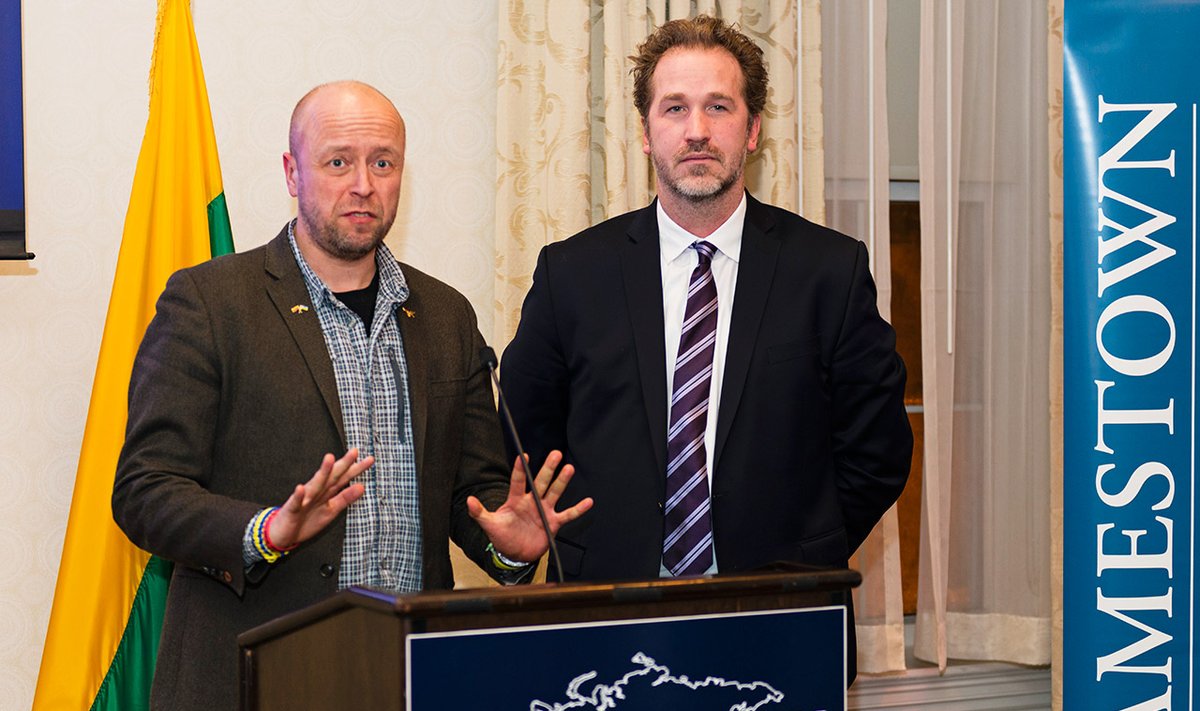 Filmmakers, Jonas Ohman and Vincas Sruoginis. Photo Ludo Segers
