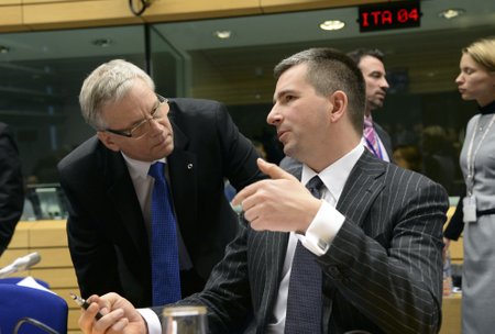Rimantas Šadžius ir Lenkijos finansų ministras Mateuszas Szczurekas