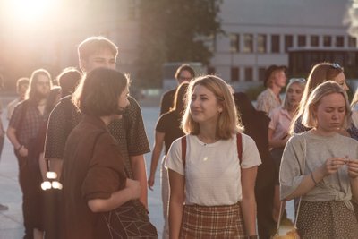 Jaunimo skaitymų akimirkos. Kūrybinė iniciatyva Puota 