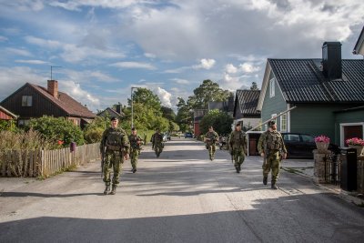 Švedų kariai Gotlande