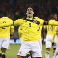 Kolumbijos rinktinė svečiuose pranoko Belgijos futbolininkus