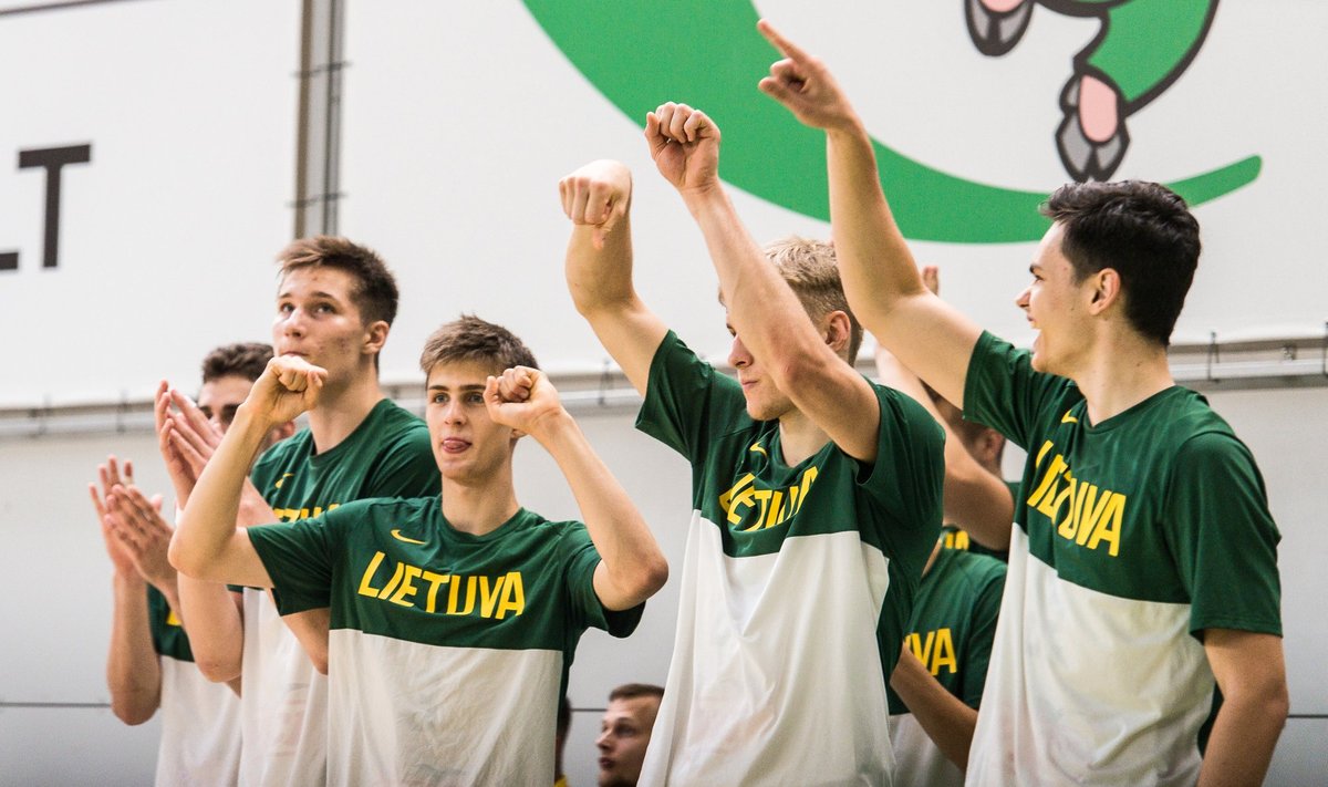 Lietuvos U-18 krepšinio rinktinė 2019 / Foto: Linas Žemgulis