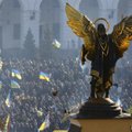 L. Linkevičius protestuotojams Kijeve išdalijo 400 pirštinių