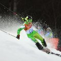 Planetos jaunimo kalnų slidinėjimo čempionate lietuviai nebuvo klasifikuoti slalomui