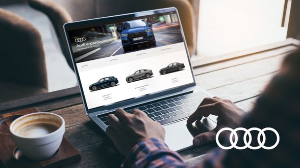 „Volkswagen“ ir „Audi“ automobilius jau galima įsigyti internetu