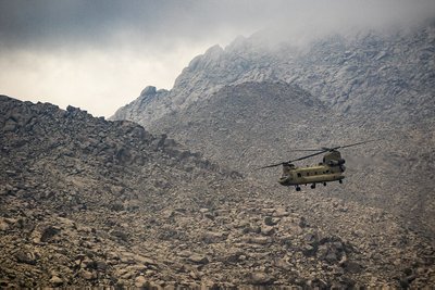 JAV sraigtasparnis Afganistane. 2017-ieji