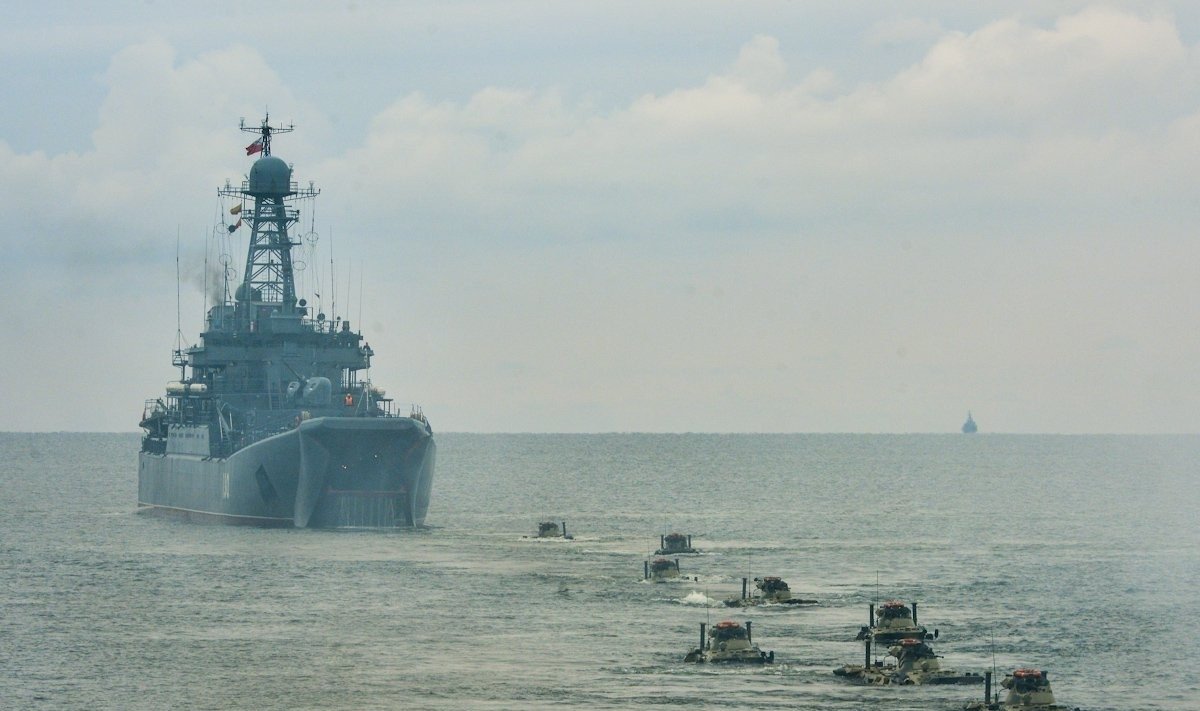 Rusijos Baltijos jūros laivyno amfibinė operacija