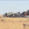 Nufilmuota: maištininkai numušė Sirijos karinį lėktuvą