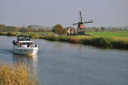 Tipiškas Nyderlandų kraštovaizdis
