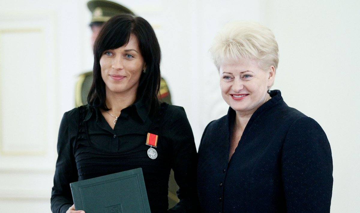Donata Vištartaitė ir Dalia Grybauskaitė
