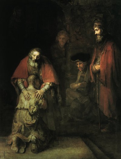 Rembrantas, paveikslas "Sūnaus palaidūno sugrįžimas“