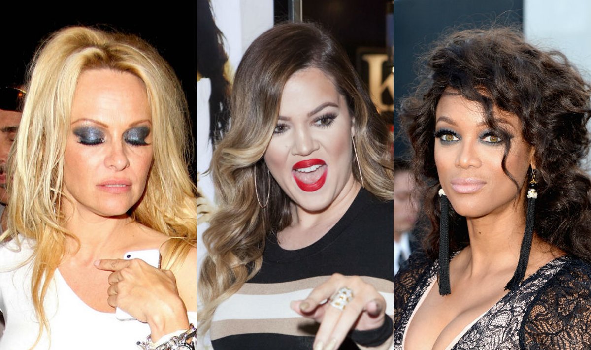 Pamela Anderson, Khloe Kardashian, Tyra Banks