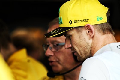Mark Slade ir Nico Huelkenberg