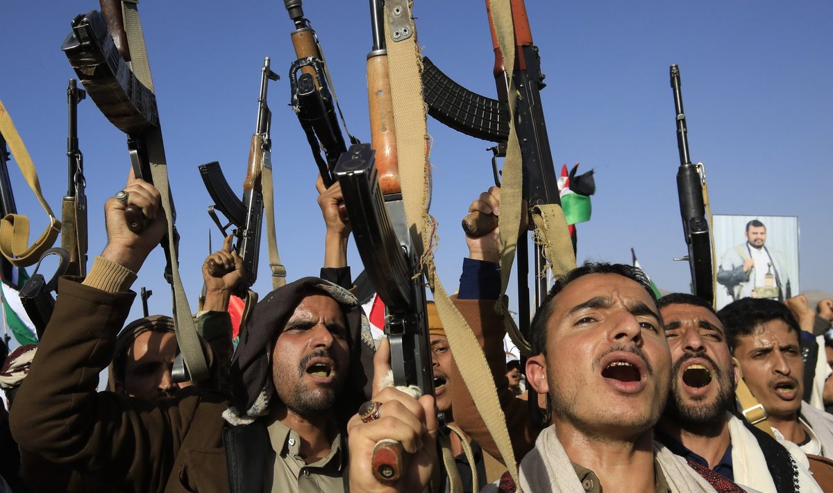 Amerikiečiai vėl atakavo hučių taikinius Jemene