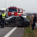 Į avariją greitkelyje Vilnius–Klaipėda sulėkė visos tarnybos