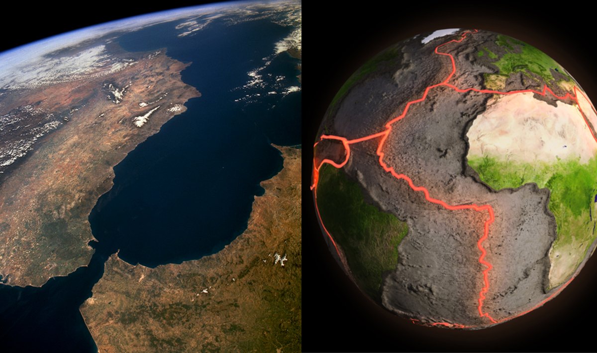 Atlanto vandenyne formuojasi ugnies žiedas. Tačiau tam prireiks milijonų metų. NASA/Shutterstock nuotr. 