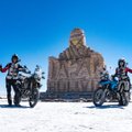 Motociklais aplink pasaulį: naujas rekordinės kelionės etapas Šiaurės Amerikos žemyne