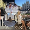 Po vestuvių metinių Monake Inga Stumbrienė vėl atostogauja – šįkart Milane: apsistojo viešbutyje su pasakišku vaizdu