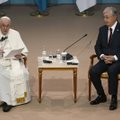 Popiežius Kazachstane ragina nutraukti „beprotišką ir tragišką“ karą Ukrainoje