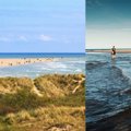 Poilsiautojus viliojantis smėlio takas tarp dviejų susiduriančių jūrų nuolat ilgėja ir artėja prie Švedijos