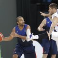 Europietiško krepšinio priešpriešoje Prancūzija paskutinėmis sekundėmis įveikė serbus