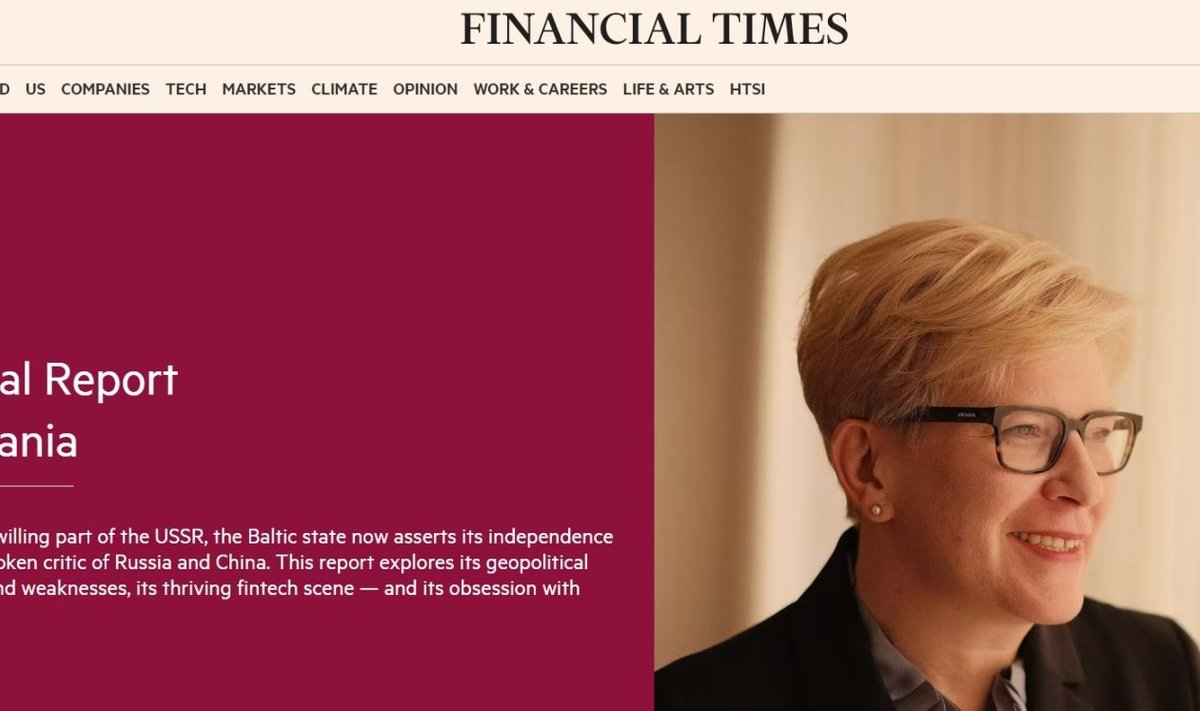 „Financial Times“ publikacijų serija apie Lietuvą