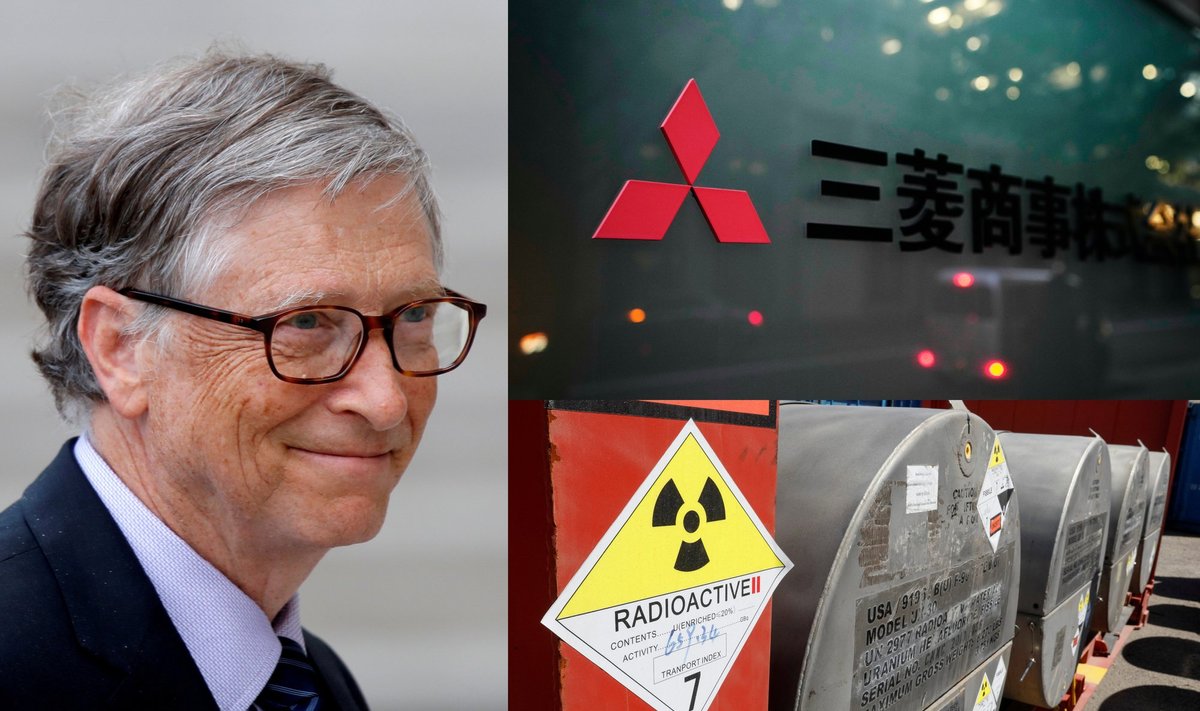 B. Gatesas imasi naujo branduolinio reaktoriaus projekto su Japonijos inžinieriais.