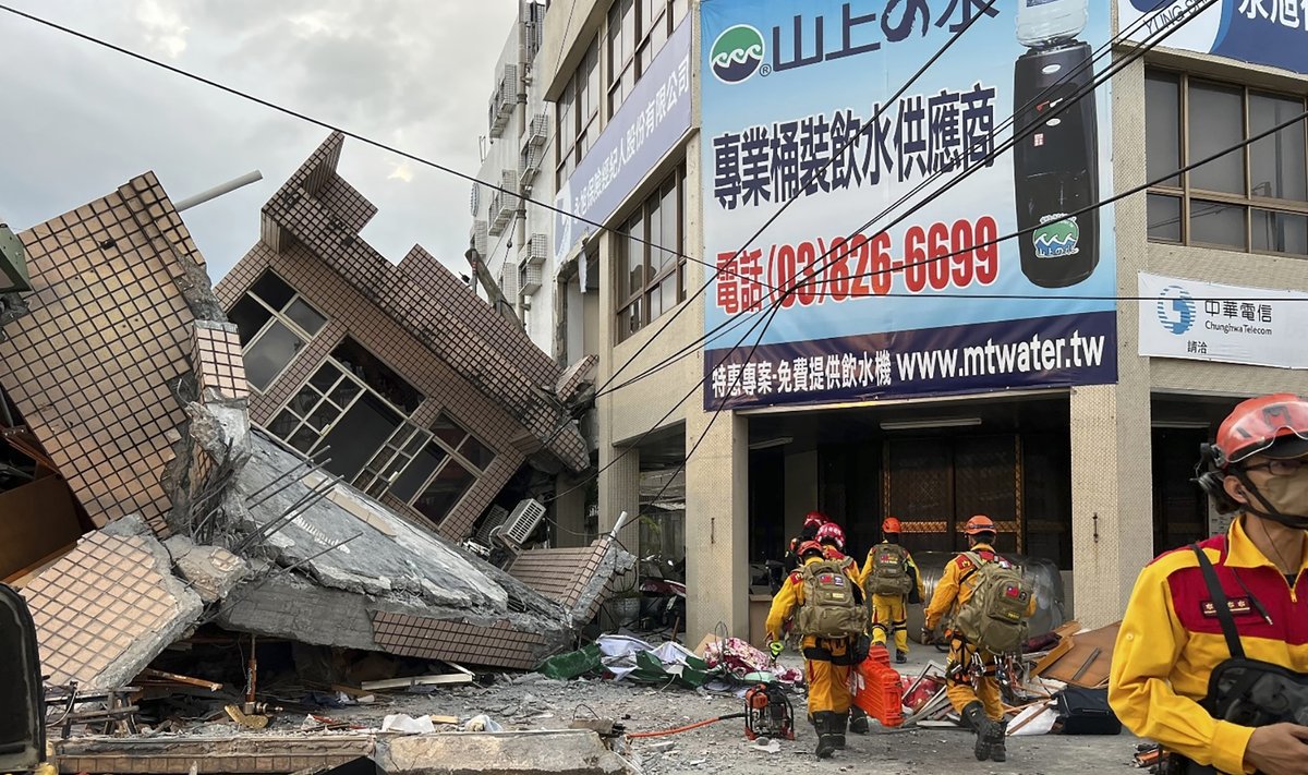 Žemės drebėjimas Taivane