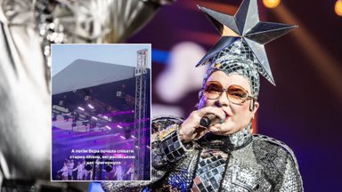 Koncertą Ukrainoje surengusi Verka Serdiučka sulaukė tautiečių nemalonės